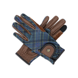 Riding Gloves, Hunter Field Plaid