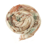 cashmere floral scarf Italy Sixteen Cypress