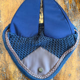 Ear Net, Navy & Hickory, Sound-Softening SIZE COB