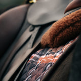 Merino Wool Fleece Half Pad, Black & Hickory - Restocks 11.2025