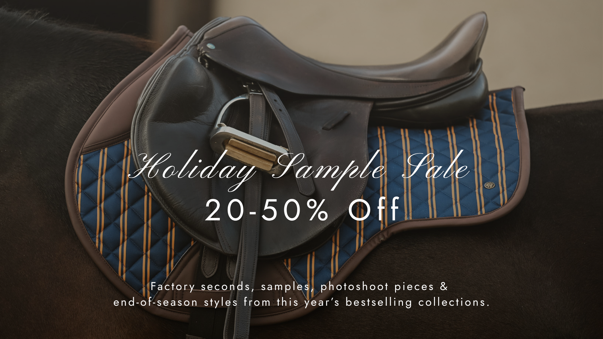 Holiday Sale — Samples, Seconds & End of Season