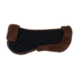 Merino Wool Fleece Half Pad, Black & Hickory