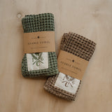 Cotton Waffle Stable Towel, Hazel