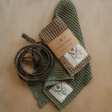 Cotton Waffle Stable Towel, Hazel