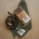 Cotton Waffle Stable Towel, Pine