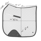 Dressage Pad, Pearl & Black