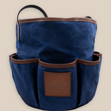 Wax Canvas Grooming Bag, Indigo