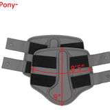 Leatherette Splint Boots, Hickory