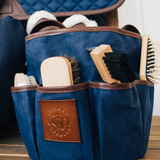 Wax Canvas Grooming Bag, Indigo