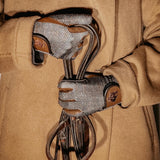 Riding Gloves, Herringbone & Cognac