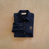 Sport Piqué Button Down Shirt - Navy