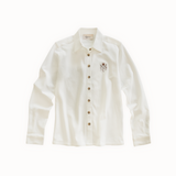 Sport Piqué Button Down Shirt - White