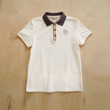 Sport Piqué Polo Shirt, Tweed Collar