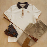Sport Piqué Polo Shirt, Tweed Collar
