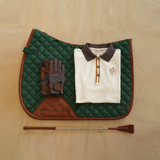 Sport Piqué Polo Shirt, Tweed Collar