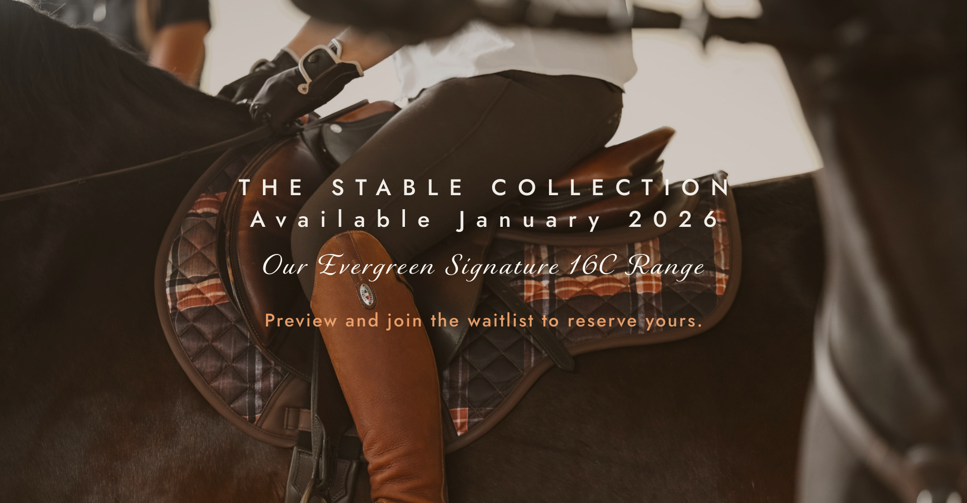 Sixteen Cypress Equestrian Stable Collection of year round best sellers for horse & rider