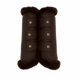 Fleece Tendon Boots, Tobacco