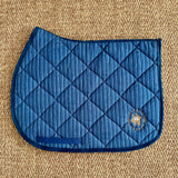 SAMPLE - Jump Pad, Navy Pin Stripe  + Embroidery Logo