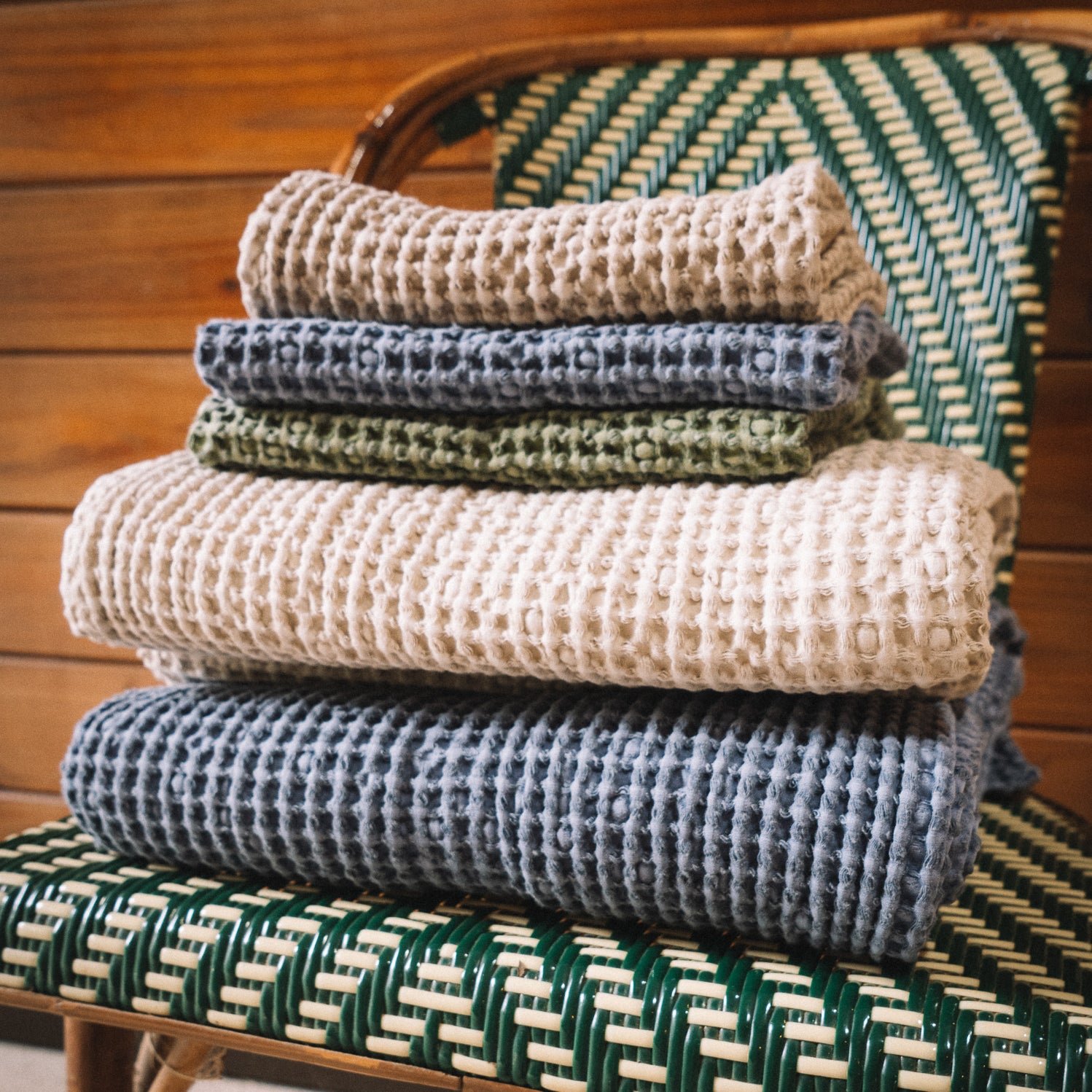 absorbent luxury cotton waffle towels for home and stable by sixteen cypress 