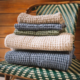 absorbent luxury cotton waffle towels for home and stable by sixteen cypress 