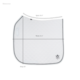 Daily Sport Dressage Saddle Pad - White