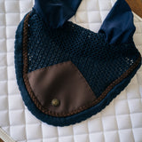 Ear Net, Navy & Hickory