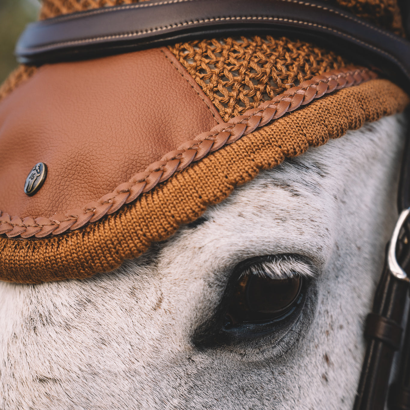 Fly Veil, Camel & Cognac