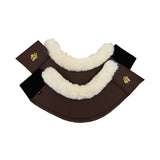 Leatherette Bell Boots, Hickory