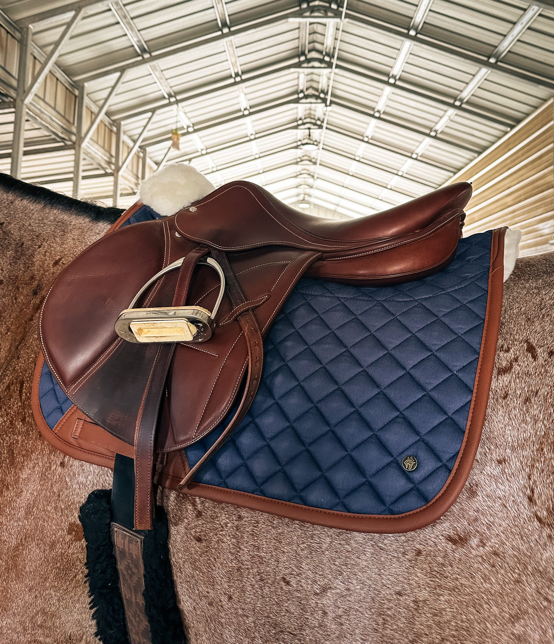sensitive skin horse saddle pad