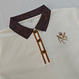 Sport Piqué Polo, Tweed Collar