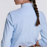 Sport Piqué Shirt Button Down Shirt - Oxford Blue