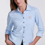 Sport Piqué Shirt Button Down Shirt - Oxford Blue