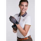 Sport Piqué Polo Shirt, Tweed Collar