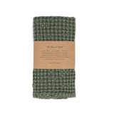 Cotton Waffle Stable Towel, Pine - Pre-order