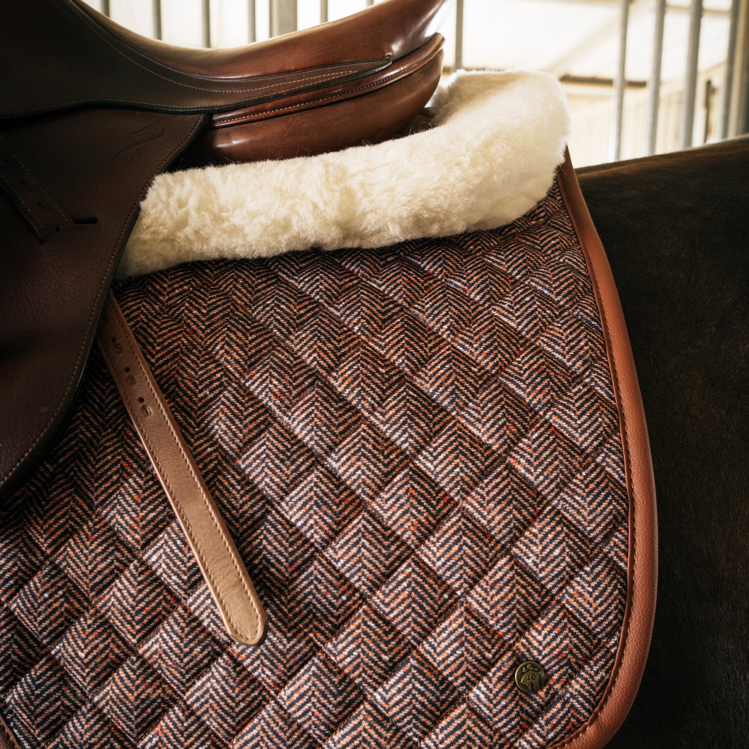 Jumper Pad, Herringbone & Cognac